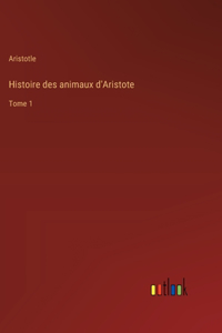 Histoire des animaux d'Aristote