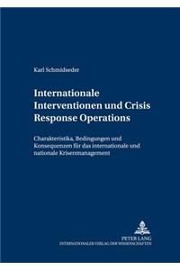 Internationale Interventionen Und Crisis Response Operations