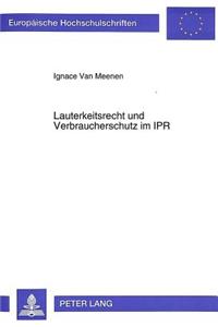 Lauterkeitsrecht Und Verbraucherschutz Im Ipr