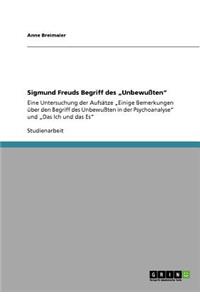 Sigmund Freuds Begriff des 