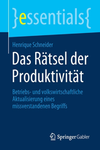 Das Rätsel Der Produktivität