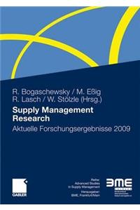 Supply Management Research: Aktuelle Forschungsergebnisse 2009