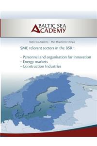 SME relevant sectors in the BSR
