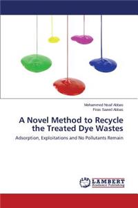 Novel Method to Recycle the Treated Dye Wastes