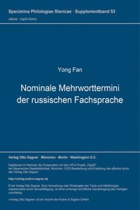 Nominale Mehrworttermini Der Russischen Fachsprache