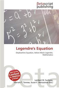 Legendre's Equation
