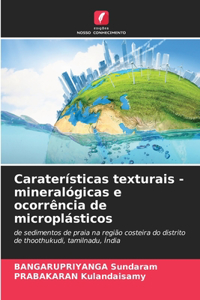 Caraterísticas texturais - mineralógicas e ocorrência de microplásticos