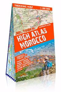 terraQuest Trekking Map High Atlas Morocco