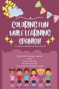 Coloring Fun While Learning Spanish