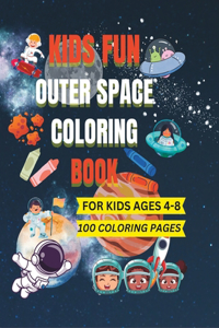 Kids Fun Outer Space Coloring Book