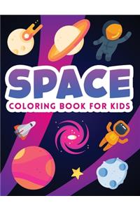 Space Coloring Book for Kids