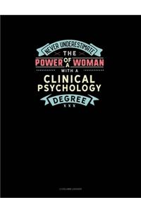 Never Underestimate The Power Of A Woman With A Clinical Psychology Degree