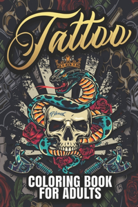 Tattoo Coloring Book For Adults