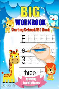 Big Workbook Starting School ABC Book For 4 Year Old Learning Activity Books