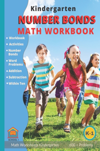 Kindergarten Number Bonds Math Workbook