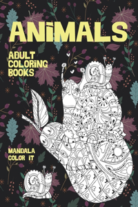 Adult Coloring Books Mandala Color It - Animals