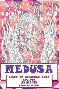 Libro de colorear para adultos - Menos de 10 euro - Animales - Medusa
