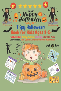 I Spy Halloween Book for Kids Ages 3-5