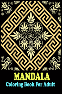 Mandala coloring Book For adult
