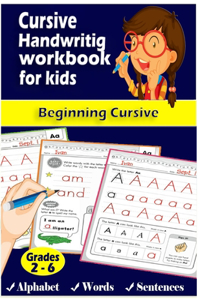 Cursive Handwriting Workbook For Kids