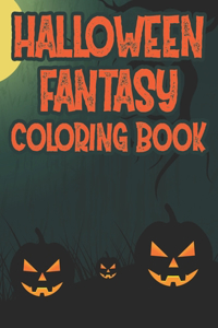 Halloween Fantasy Coloring Book