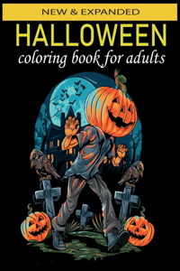 Halloween coloring book for adults New & Expanded