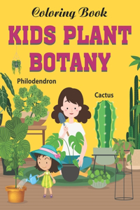 kids plant botany Coloring book