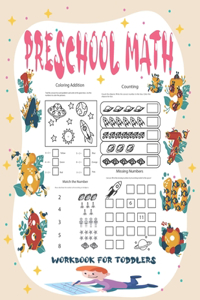 Preschool Math Workbook for Toddlers ages 2-4