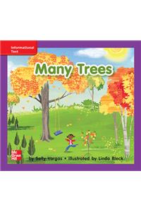 Reading Wonders Leveled Reader Many Trees: Ell Unit 5 Week 2 Grade K