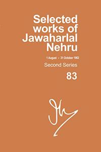 Selected Works Of Jawaharlal Nehru, Second Series,vol-83, 1 Aug-31 Oct 1963