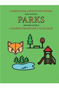 Coloring Book for 2 Year Olds (Parks)