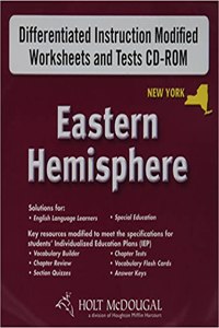 Eastern Hemisphere New York: Differentiated Instruction Modified Worksheets and Tests CD-ROM Grades 6-8