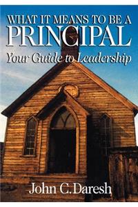 What It Means to Be a Principal