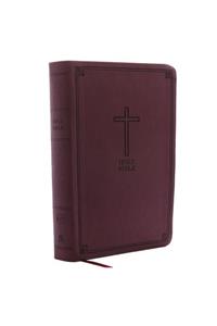 KJV, Reference Bible, Personal Size Giant Print, Imitation Leather, Burgundy, Indexed, Red Letter Edition