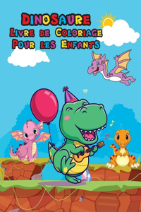 Dinosaure Livre de Coloriage Pour les Enfants