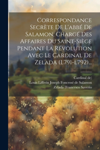 Correspondance Secrète De L'abbé De Salamon, Chargé Des Affaires Du Saint-siège Pendant La Révolution Avec Le Cardinal De Zelada (l791-l792)...