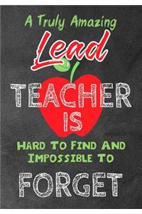 A Truly Amazing Lead Teacher Is Hard To Find And Impossible To Forget