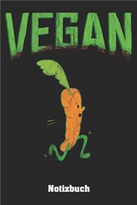 Vegan Notizbuch - Möhre