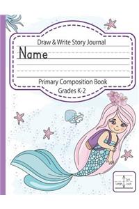 Draw & Write Story Journal, Primary Composition Book, Grades K-2