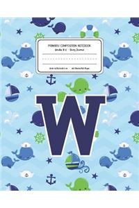 Primary Composition Notebook Grades K-2 Story Journal W
