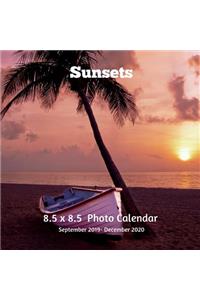 Sunsets 8.5 X 8.5 Calendar September 2019 -December 2020