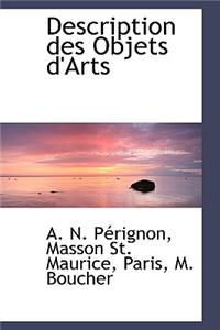 Description Des Objets D'Arts
