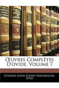 Oeuvres Complètes d'Ovide, Volume 7