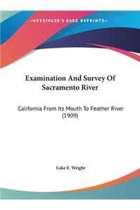Examination and Survey of Sacramento River