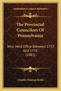 Provincial Councilors Of Pennsylvania