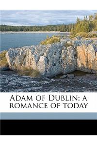 Adam of Dublin; A Romance of Today