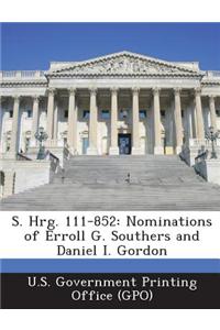 S. Hrg. 111-852