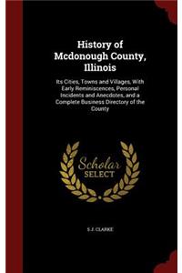 History of Mcdonough County, Illinois