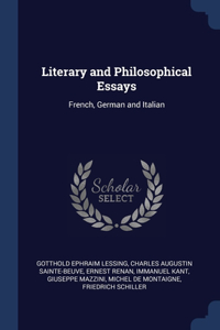 Literary and Philosophical Essays
