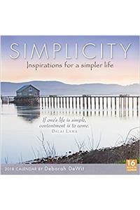 Simplicity 2018 Calendar: Inspirations for a Simpler Life